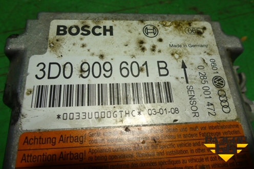 Блок управления AIR BAG (3D0909601B) для Volkswagen Touareg c 2002-2010г (Туарег)