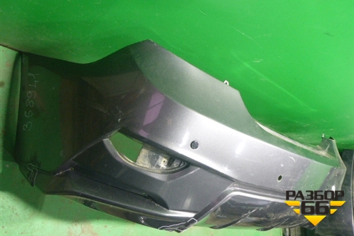 Бампер задний (до 2014г седан ТЮНИНГ под парктроник) для Hyundai Solaris с 2010-2016г (Солярис)