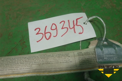 Подушка безопасности боковая шторка левая (7L6880741F) для Volkswagen Touareg c 2002-2010г (Туарег)