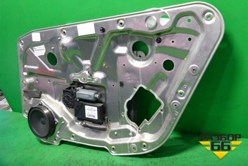 Стеклоподъёмник электрический задний правый (в сборе под доводчик Long) для Volkswagen Phaeton с 2002-2014г (Фаетон)