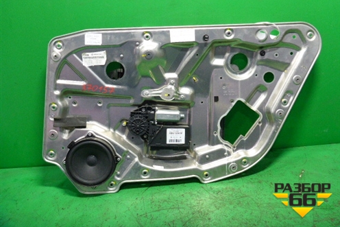 Стеклоподъёмник электрический задний правый (в сборе под доводчик Long) для Volkswagen Phaeton с 2002-2014г (Фаетон)