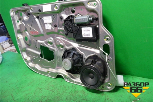 Стеклоподъёмник электрический передний левый (в сборе под доводчик) для Volkswagen Phaeton с 2002-2014г (Фаетон)