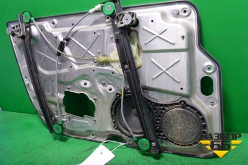 Стеклоподъёмник электрический передний правый (в сборе под доводчик) для Volkswagen Phaeton с 2002-2014г (Фаетон)