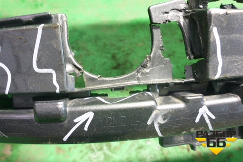 Бампер передний (после 2015г под омыватель и парктроник) (7P6807221D) для Volkswagen Touareg с 2010-2018г (Туарег)