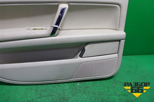 Обшивка двери задней левой под электрику (Long светлая кожа) для Volkswagen Phaeton с 2002-2014г (Фаетон)