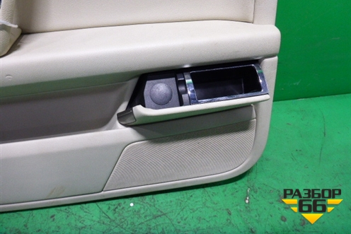 Обшивка двери задней левой под электрику (Long светлая кожа) для Volkswagen Phaeton с 2002-2014г (Фаетон)
