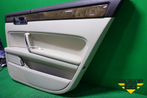 Обшивка двери задней правой под электрику (Long светлая кожа) для Volkswagen Phaeton с 2002-2014г (Фаетон)
