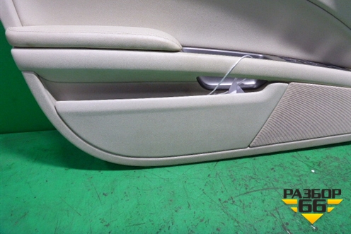 Обшивка двери передней левой под электрику (светлая кожа) для Volkswagen Phaeton с 2002-2014г (Фаетон)