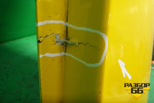 Угол кабины левый (1400011) для DAF XF 105 с 2005г (ХФ)