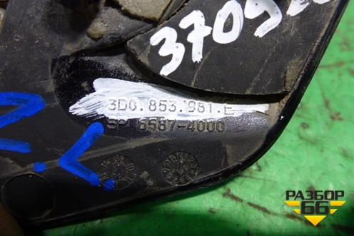 Накладка заднего крыла левого (нижняя на арку) (3D0853981E) для Volkswagen Phaeton с 2002-2014г (Фаетон)