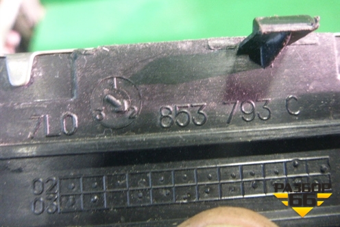 Накладка порога внутренняя заднего левого (7L0853793C) для Porsche Cayenne с 2003-2010г (Каен)