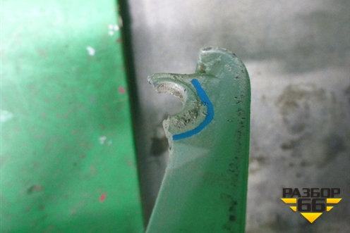 Бампер задний (после 2012г до 2017г) (6410B860ZZ) для Mitsubishi ASX с 2010г (АСХ)