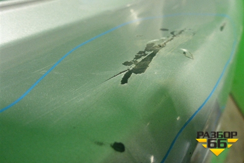 Бампер задний (после 2012г до 2017г) (6410B860ZZ) для Mitsubishi ASX с 2010г (АСХ)