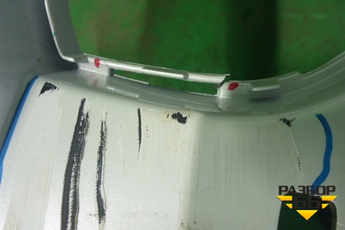 Бампер передний (под парктроник и омыватели) (31353362) для Volvo XC90 с 2015г (ХС90)