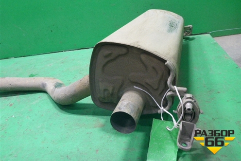 Глушитель задняя часть (4M0253601F) для Audi Q7 c 2015г (Ку 7)