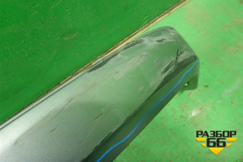 Юбка заднего бампера (4M0807521) для Audi Q7 c 2015г (Ку 7)