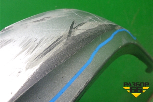 Юбка заднего бампера (4M0807521) для Audi Q7 c 2015г (Ку 7)