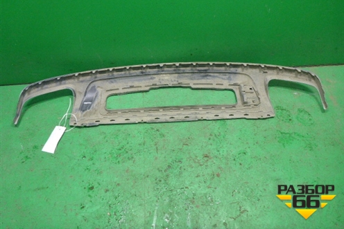 Юбка заднего бампера (4M0807521) для Audi Q7 c 2015г (Ку 7)