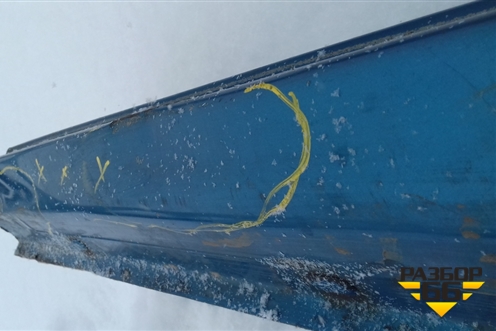 Порог со стойкой левый для Mitsubishi L 200 c 2006-2015г (Л200)