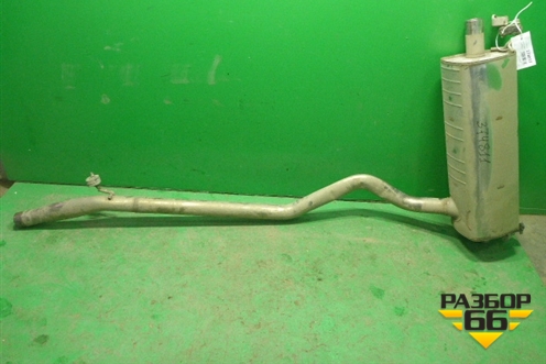 Глушитель задняя часть (4M0253601F) для Audi Q7 c 2015г (Ку 7)