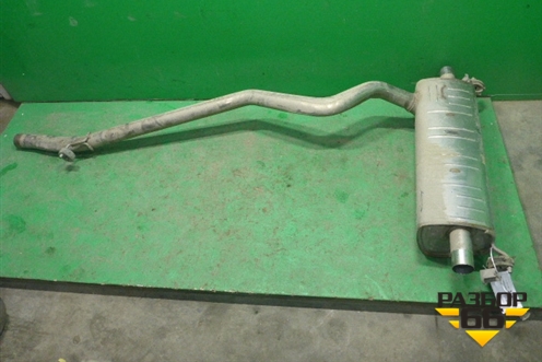 Глушитель задняя часть (4M0253601F) для Audi Q7 c 2015г (Ку 7)