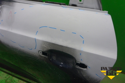 Дверь задняя левая (8U0833311D) для Audi Q3 с 2011-2018г (Ку 3)