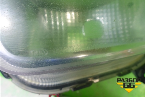 Фара противотуманная левая (после 2015г без ходовых огней) (922074Y000) для Kia Rio с 2011-2016г (Рио 3)