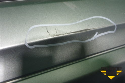 Бампер задний нижняя часть (до 2019г под парктроник) (4M0807527B) для Audi Q7 c 2015г (Ку 7)