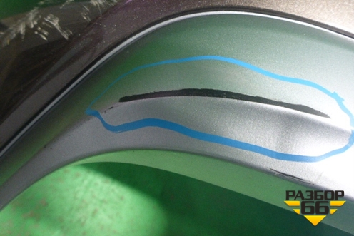 Бампер задний нижняя часть (до 2019г под парктроник) (4M0807527B) для Audi Q7 c 2015г (Ку 7)