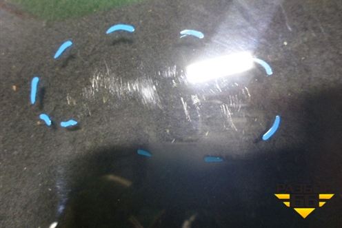 Стекло глухое левое (в кунг) для Mitsubishi L 200 c 2006-2015г (Л200)