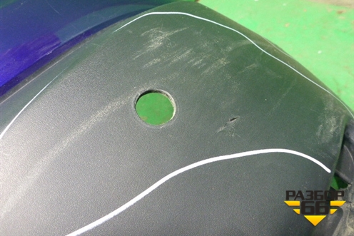 Бампер задний (до 2017г под парктроник) (85022BP70H) для Nissan Qashqai (J11E) с 2013г (Кашкай)