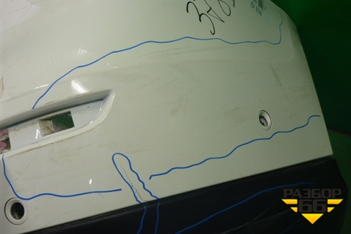 Бампер задний (после 2014г под парктроник) (A1668859925) для Mercedes Benz ML-Klass W166 c 2011г (МЛ)