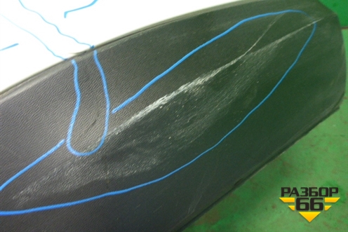 Бампер задний (после 2014г под парктроник) (A1668859925) для Mercedes Benz ML-Klass W166 c 2011г (МЛ)