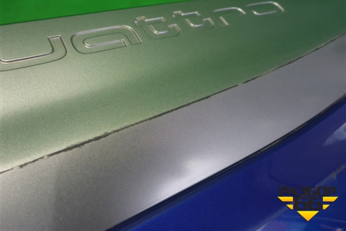 Накладка двери задней левой (S-Line) (4M0853969G) для Audi Q7 c 2015г (Ку 7)