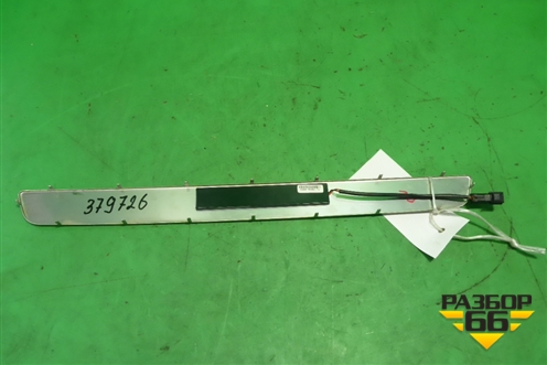 Накладка порога внутренняя переднего левого (хром с подсветкой) для Hyundai Equus с 2010г (Экус)