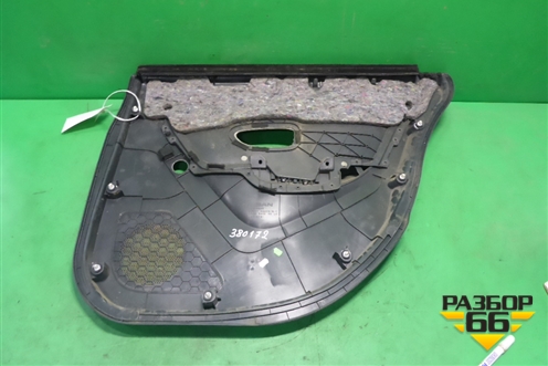 Обшивка двери задней левой под механику (829014AA0A) для Nissan Almera G15 с 2012г (Альмера Г15)