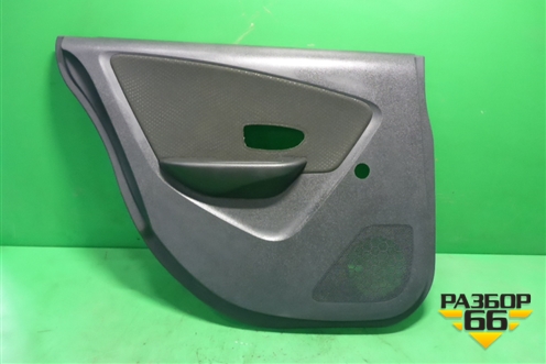 Обшивка двери задней левой под механику (829014AA0A) для Nissan Almera G15 с 2012г (Альмера Г15)