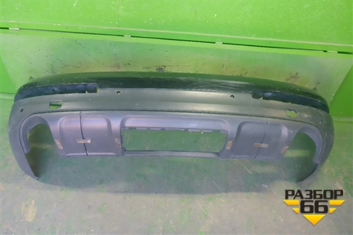 Бампер задний (до 2009г под парктроник) (4L0807511B) для Audi Q7 c 2005-2015г (Ку 7)