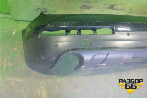 Бампер задний (до 2009г под парктроник) (4L0807511B) для Audi Q7 c 2005-2015г (Ку 7)