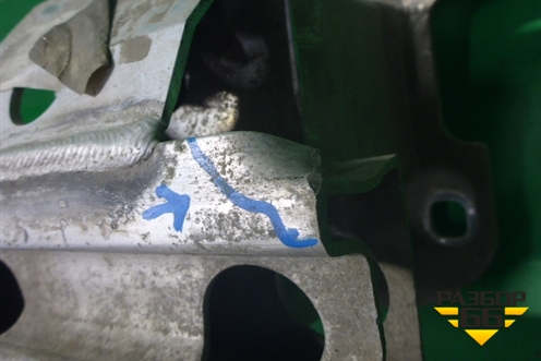 Усилитель заднего бампера (4M0807309) для Audi Q7 c 2015г (Ку 7)