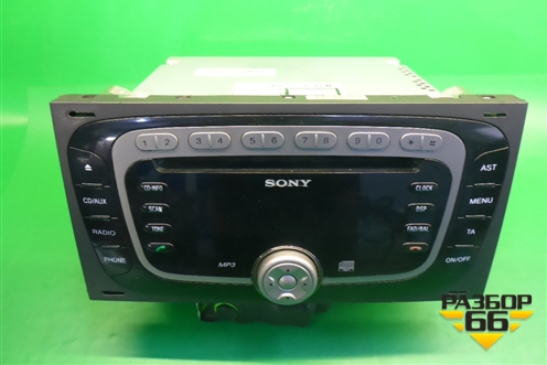 Магнитола (Sony) (7M5T18C939AD) для Ford C-MAX с 2003-2010г (ЦМакс 1)