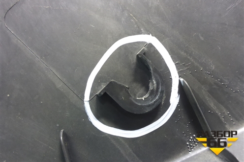 Обшивка двери задней правой под механику (2N11N27406A) для Ford Fusion с 2002г (Фьюжн)