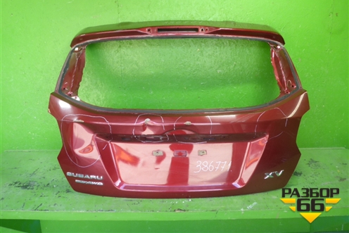 Дверь багажника без стекла (60809FJ0019P) для Subaru XV с 2011-2017г (ХВ)