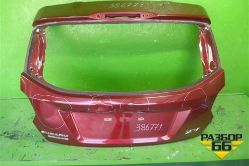 Дверь багажника без стекла (60809FJ0019P) для Subaru XV с 2011-2017г (ХВ)