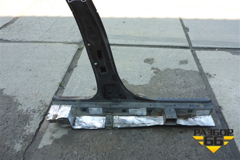 Порог со стойкой левый для Mitsubishi Lancer-X с 2007г (Лансер)