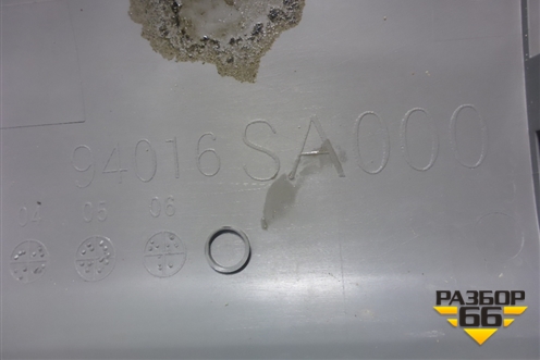 Обшивка потолка (задняя часть) (94016SA000) для Subaru Forester (Sg5-9) с 2002-2007г (Форестер)