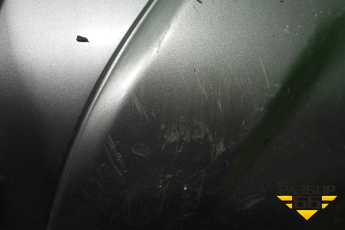 Юбка заднего бампера (4M0807521) для Audi Q7 c 2015г (Ку 7)