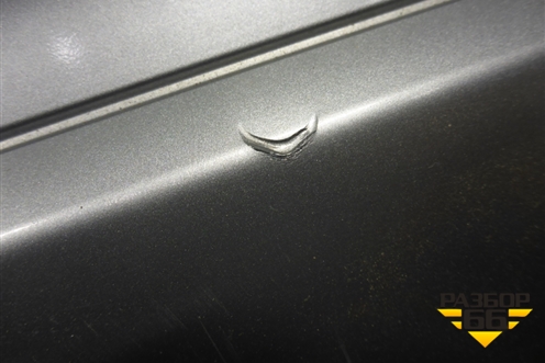 Юбка заднего бампера (4M0807521) для Audi Q7 c 2015г (Ку 7)