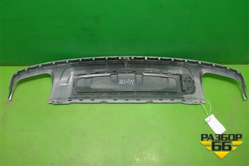 Юбка заднего бампера (4M0807521) для Audi Q7 c 2015г (Ку 7)