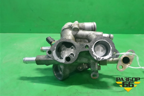 Корпус термостата (в сборе 2.0л 4B11) для Mitsubishi Outlander XL с 2006-2012г (Аутлендер ХЛ)